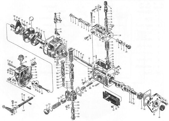 495AG Część zamienna silnika wysokoprężnego - pompa wtryskowa paliwa - 495A-30000