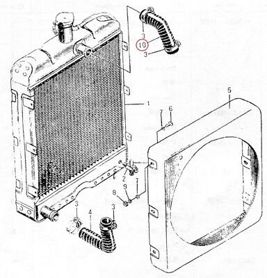 495AG Część zapasowa silnika wysokoprężnego - wylot węża 495AG-00001 Wytworzona w Chinach
