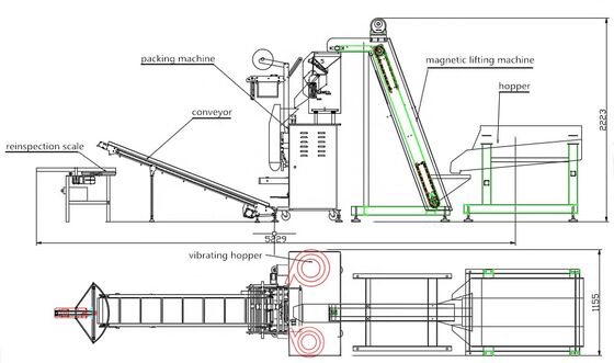 Automatic Plastic Bag Packing Machine for Hardware Parts with High-Accuracy PLC Controlled Filling Labeling Sealing